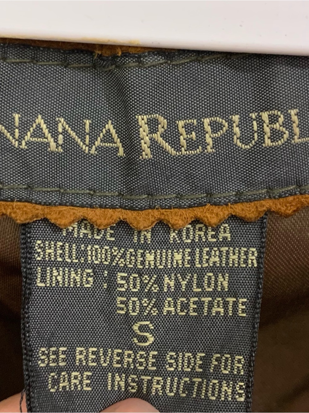 Banana Republc Brown Leather Suede Fringe Small Boho Hippie Vest. 3805 - Picture 4 of 7